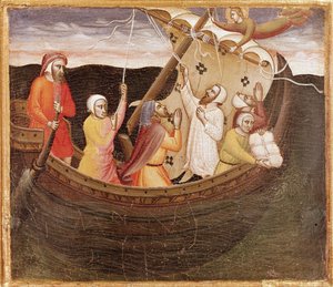 St. Fina zachraňující rybáře